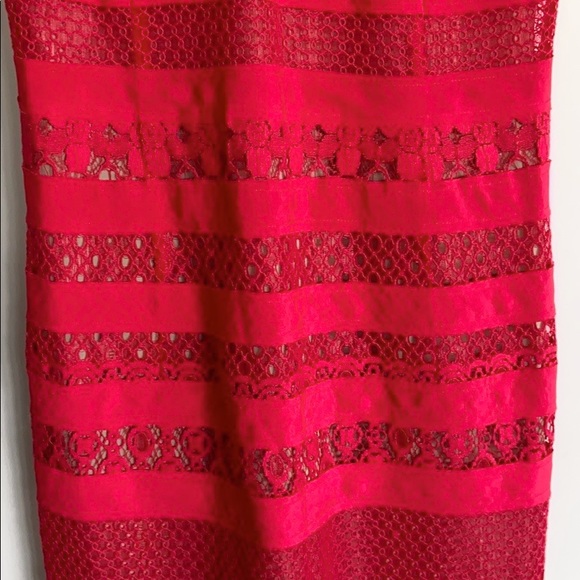 BCBGMaxazria Berry Red Renata Dress - Picture 4 of 8